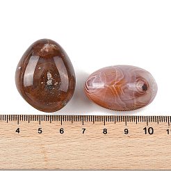 天然石瑪瑙ビーズ  転がった石  穴なし/ドリルなし  ナゲット  20~56x18~30.5x8~28mm&nbsp;G-G348-01B-31