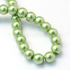 Baking Paint Glass Pearl Bead Strands&nbsp;X1-HY-Q003-3mm-26