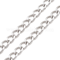 304ステンレススチール製クロスタッセルペンダントチェーンネックレス  変色しない  ステンレス鋼色  23.43インチ（59.5cm）&nbsp;NJEW-JN05833
