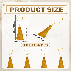 4Pcs Polyester Tassel Pendants&nbsp;FIND-LP0008-46