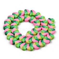 Handmade Polymer Clay Beads Strands&nbsp;X-CLAY-N008-002A