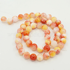 Natural Persian Jade Beads Strands&nbsp;X-G-D434-6mm-11
