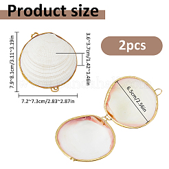 Shell Sculpture Display Decorations&nbsp;DJEW-WH0053-81B