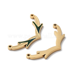 Ion Plating(IP) 304 Stainless Steel Enamel Pendants&nbsp;STAS-M340-03G