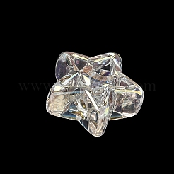 UV Plating Transparent Acrylic European Beads&nbsp;AC-CBA6658-03A
