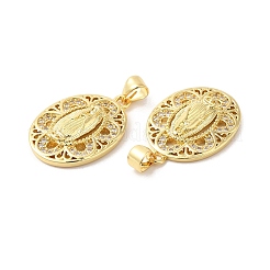 Brass Micro Pave Clear Cubic Zirconia Pendants&nbsp;ZIRC-L103-001G