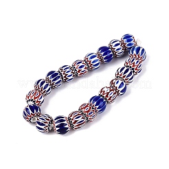 Handmade Millefiori Glass Rondelle Beads&nbsp;LA-N002-11A