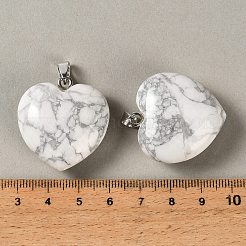 Natural Howlite Pendants&nbsp;GG-CBAA0EE-04P-19