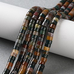 天然石オーシャンジャスパービーズ連売り  ヒシビーズ  フラットラウンド/ディスク  4x2~2.5mm  穴：0.7mm  約154個/連  15.35''（39センチメートル）&nbsp;G-H230-60