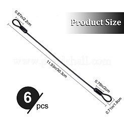 Iron Safety Cable Wire with Double Looped Ends&nbsp;TWIR-WH0008-03
