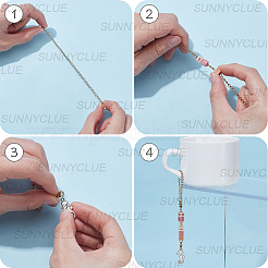 DIY Water Cup Pendant Findins Kits&nbsp;DIY-SC0034-18