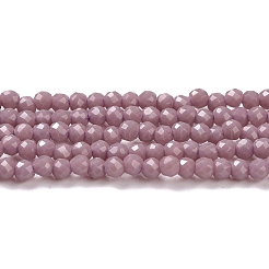 Glass Imitation Jade Beads Strands&nbsp;GLAA-H021-02-05