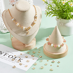 72Pcs 12 Style Brass Bead Caps&nbsp;KK-AR0003-97