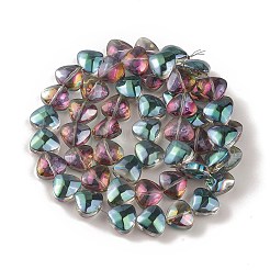 Transparent Electroplate Glass Bead Strands&nbsp;EGLA-P050-HP02