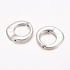 Tibetan Style Irregular Ring Bead Frames&nbsp;X-LF10246Y-NF