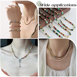 3 Strands Imitation Jade Glass Beads&nbsp;GLAA-PA0001-36A-02