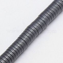 Non-magnetic Synthetic Hematite Beads Strands&nbsp;G-J164B-4mm-02