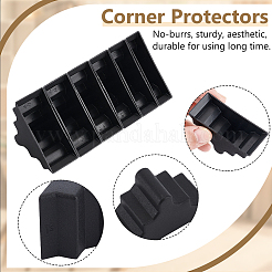 60Pcs 6 Styles Triangle Plastic Furniture Corner Guards&nbsp;AJEW-BC0007-84A