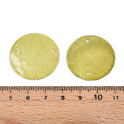 Natural Capiz Shell Connector Charms&nbsp;LS-BSHE-TAC0007-01C
