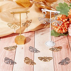 12Pcs 2 Colors 201 Stainless Steel Pendants&nbsp;STAS-SC0005-11