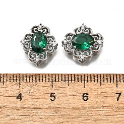 Brass Glass Beads&nbsp;KK-M318-46P