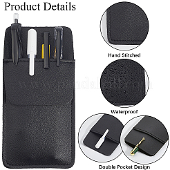 Rectangle Leather Pen Bag&nbsp;DIY-WH20007-276I