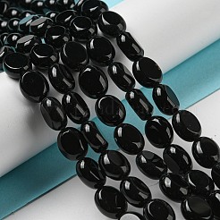 Natural Black Onyx(Dyed & Heated) Beads Strands&nbsp;G-M420-D10-01