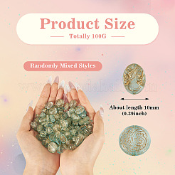 100G Transparent Acrylic Beads&nbsp;OACR-BT0001-07B