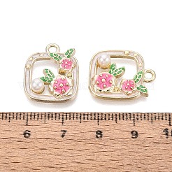 Alloy Enamel Pendants&nbsp;ENAM-N069-13KCG-01