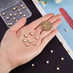 30Pcs 3 Style Brass Beads&nbsp;KK-SZ0001-54