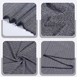 ポリエステル織物  服装アクセサリー  ブラック  1550x1020x1mm&nbsp;DIY-WH0622-541A