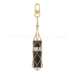 Iron Pouch Empty Stone Holder Pendant Decoration&nbsp;HJEW-JM04500-01