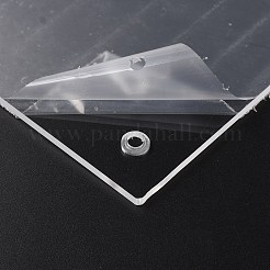 透明アクリル製フラワーホルダースタンド  ractangle  透明  198x198x658mm&nbsp;AJEW-WH0060-40