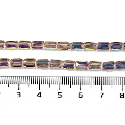 Electroplate Glass Chevron Beads Strands&nbsp;GLAA-Q101-02A-AB09