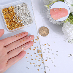 2000Pcs 2 Colors Brass Crimp Beads&nbsp;KK-SP0001-83