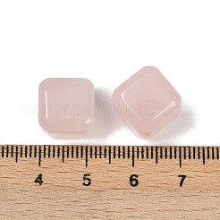 天然石ローズクォーツビーズ  キューブ  12x11.5x12mm  穴：1.2mm&nbsp;G-F795-C01