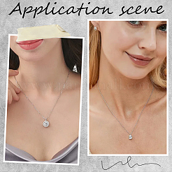 2mm 304ステンレススチールアズキチェーンネックレス20個  カニカン付き  紙のディスプレイカード付き  変色しない  ステンレス鋼色  23.6インチ（60cm）&nbsp;MAK-BM0001-04