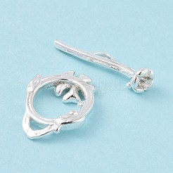 Eco-friendly Brass Toggle Clasps&nbsp;KK-D082-20S