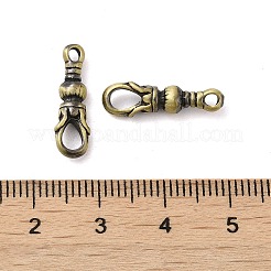 Tibetan Style Rack Plating Brass Connector Charms&nbsp;KK-Q805-09AB