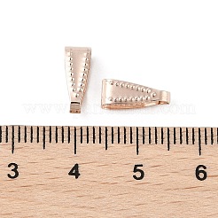 Brass Snap on Bails&nbsp;KK-H338-RG-LF