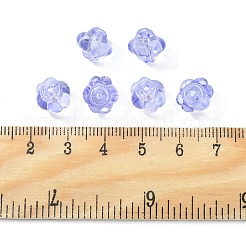 透明なアクリルビーズ  ランタン  ライラック  8.5x10x9.5mm  穴：1.5mm  約1290個/500g&nbsp;TACR-S154-20A-47