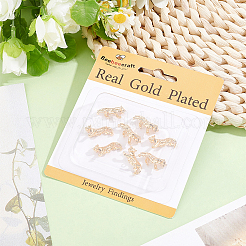 10Pcs Brass Pendants&nbsp;KK-BBC0027-36