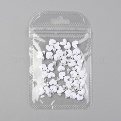 Heart Plastic Cabochons Nail&nbsp;MRMJ-I001-04B-S