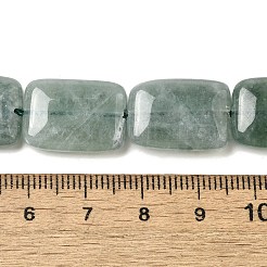 天然染めのマレーシアジェイドビーズ連売り  長方形  ダークシーグリーン  18~18.5x13~13.5x4.5~5mm  穴：1.2mm  約22個/連  15.87''（40.3センチメートル）&nbsp;G-B137-B02-01E