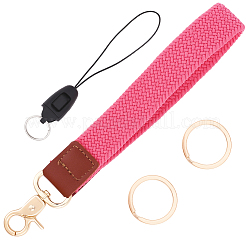 1Pc Nylon Stretch Band Wristlet Keychains&nbsp;KEYC-CL0001-38A