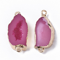 Druzy Resin Links connectors&nbsp;X-RESI-S383-027