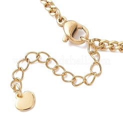 3MM 304 Stainless Steel Curb Chain Bracelet Making&nbsp;AJEW-JB01464-02