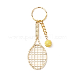 304 Stainless Steel Alloy Acrylic Tennis Keychain&nbsp;KEYC-JKC01218