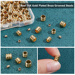 120Pcs 3 Styles Brass Beads&nbsp;KK-PH0006-87