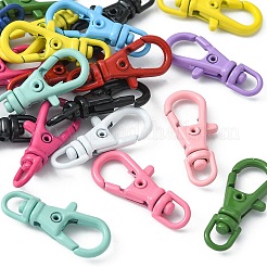 20Pcs Spray Painted Alloy Swivel Clasps&nbsp;FIND-YW0001-80